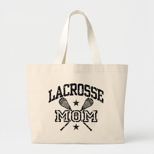 Bolsa Tote Grande Lacrosse Mãe (Frente)