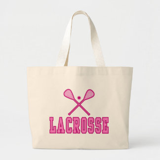 Bolsa Tote Grande Lacrosse Tote Bags (rosa)