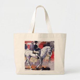 Bolsa Tote Grande Lado-sela na féria de Sevilha 1998