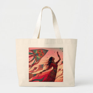 Bolsa Tote Grande Lady & Kite Indiana