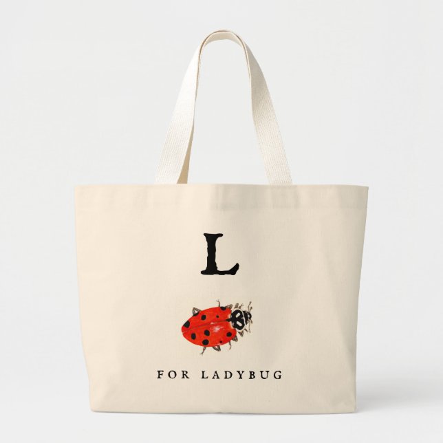 Bolsa Tote Grande Ladybug (Frente)
