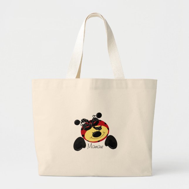 Bolsa Tote Grande LadybugPolka-Mamaw (Frente)