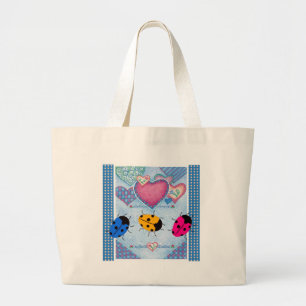 BOLSA TOTE GRANDE LADYBUGS