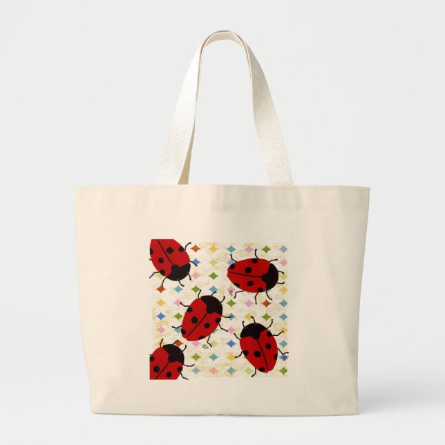 BOLSA TOTE GRANDE LADYBUGS (Frente)