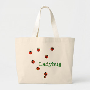 Bolsa Tote Grande Ladybugs