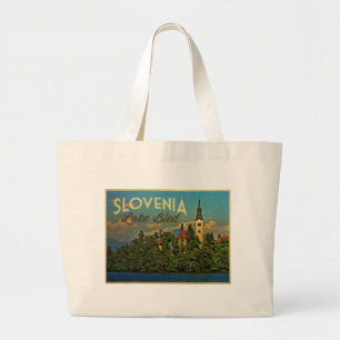 Bolsa Tote Grande Lago Bled Eslovênia