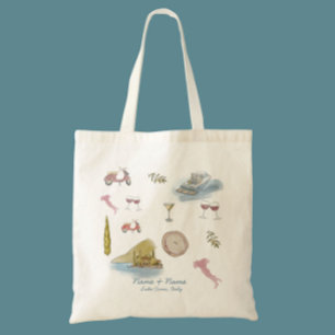 Bolsa Tote Grande Lago Como Itália Wedcolor