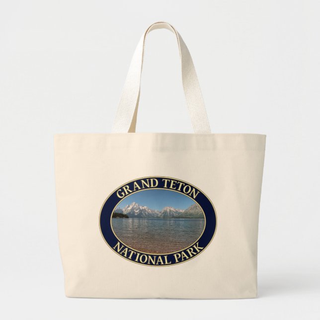 Bolsa Tote Grande Lago Jackson no Parque Nacional Grand Teton (Frente)