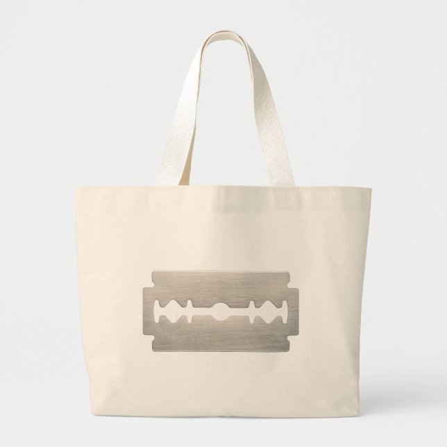 BOLSA TOTE GRANDE LÂMINAS DE BARBEAR PUNK ROCKER (Frente)