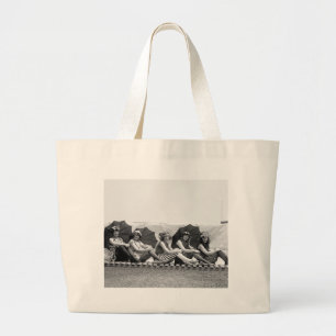 Bolsa Tote Grande Lansburg que banha meninas: 1922