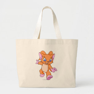 Bolsa Tote Grande Laranja de Acara