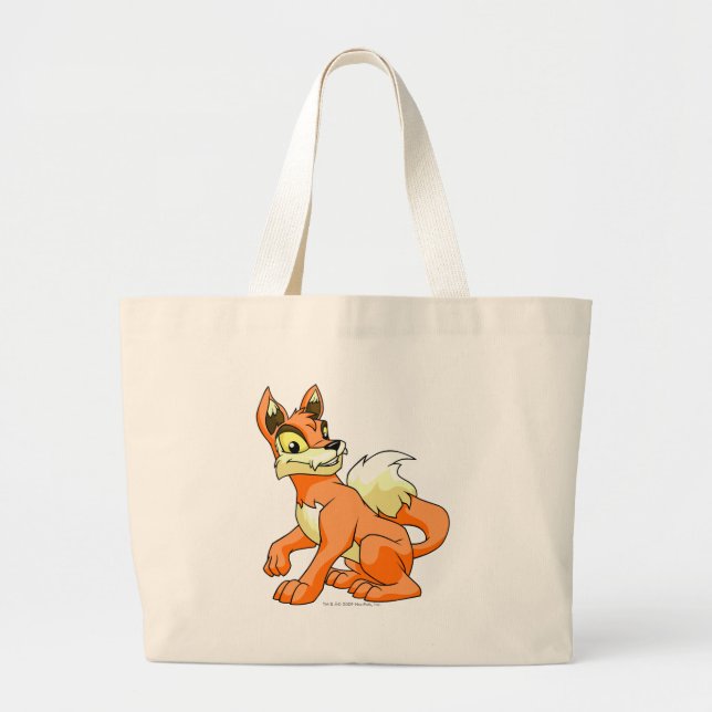 Bolsa Tote Grande Laranja de Lupe (Frente)