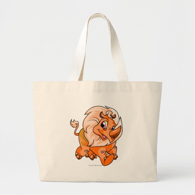 Bolsa Tote Grande Laranja de Tonu (Frente)
