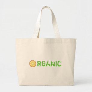 Bolsa Tote Grande Laranja você orgânico