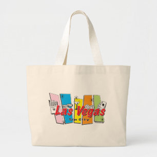 Bolsa Tote Grande Las-Vegas-Pecado-Cidade