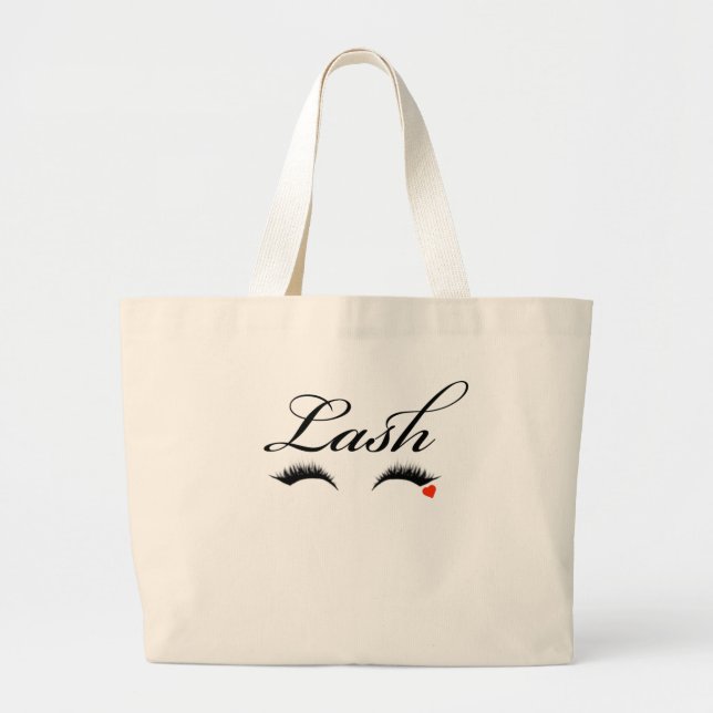 Bolsa Tote Grande Lash Love Tote Bag (Frente)
