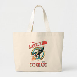 Bolsa Tote Grande Launching into 2nd Grade -Back to School 