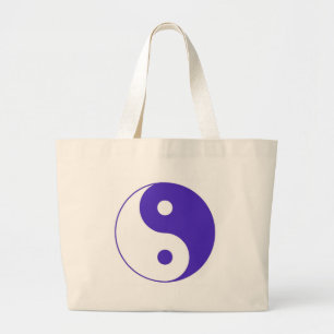 Bolsa Tote Grande Lavanda Purple Yin-Yang