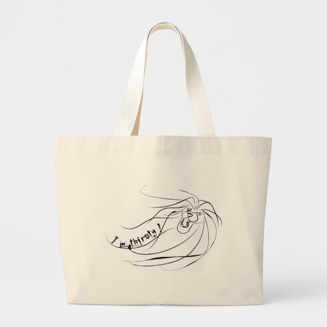 Bolsa Tote Grande leão (Frente)