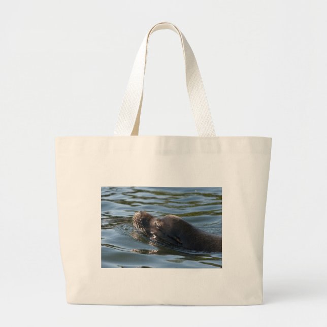 Bolsa Tote Grande Leão-Marinho (Frente)