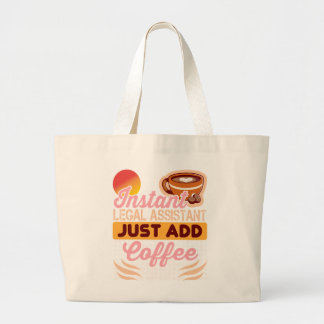 Bolsa Tote Grande Legal Assistant Coffee Tote Bag Work