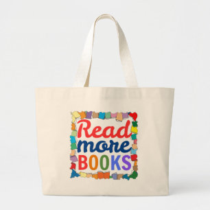 Bolsa Tote Grande Leia Mais Livros