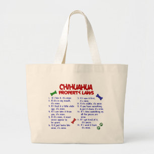 Bolsa Tote Grande Leis 2 da propriedade da CHIHUAHUA