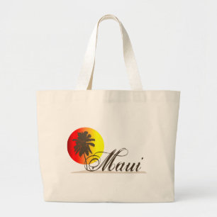 Bolsa Tote Grande Lembrança de Maui Havaí
