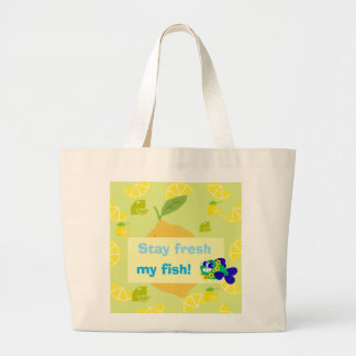 Bolsa Tote Grande Lemon Vibes Tote Bag