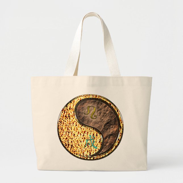 Bolsa Tote Grande Leo & Earth Dog (Frente)