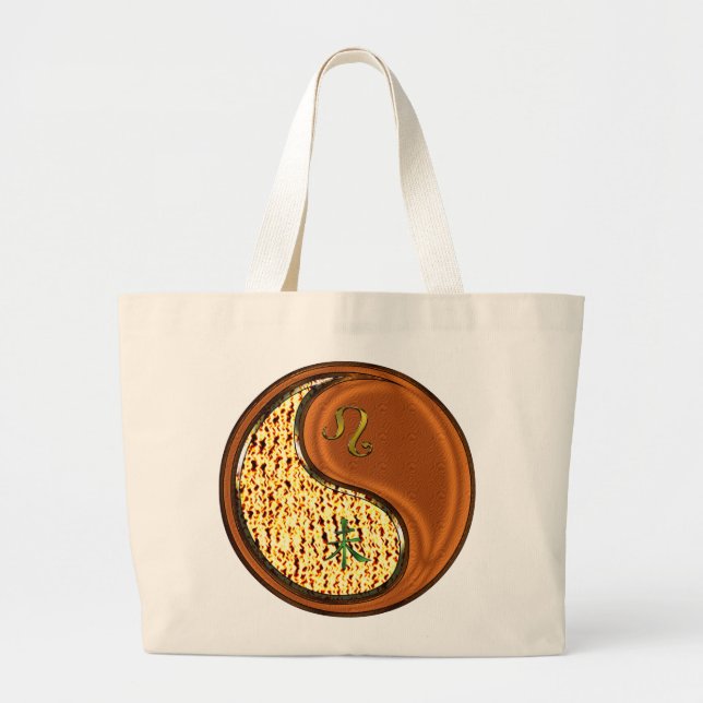 Bolsa Tote Grande Leo & Wood Goat (Frente)