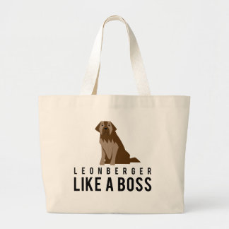 Bolsa Tote Grande Leonberger, como um chefe