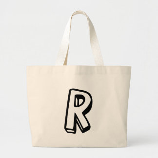 Bolsa Tote Grande Letra R