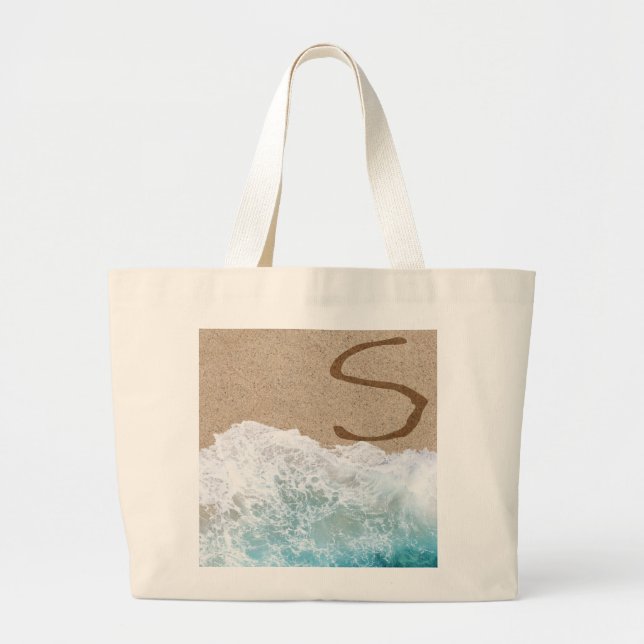 BOLSA TOTE GRANDE LETRAS NA AREIA S (Frente)