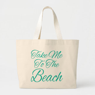 Bolsa Tote Grande Leve-Me À Praia