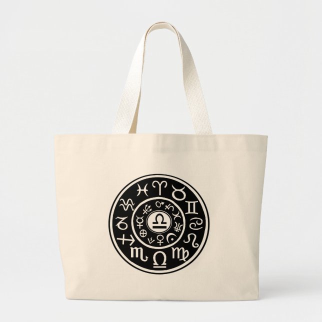 Bolsa Tote Grande Libra - Zodíaco (Frente)