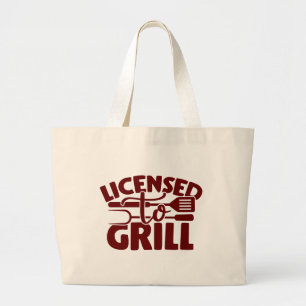 Bolsa Tote Grande Licensed To Grill