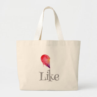 Bolsa Tote Grande Like - half heart