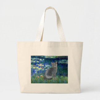 Bolsa Tote Grande Lilies 5 - gato Azul Russo 2