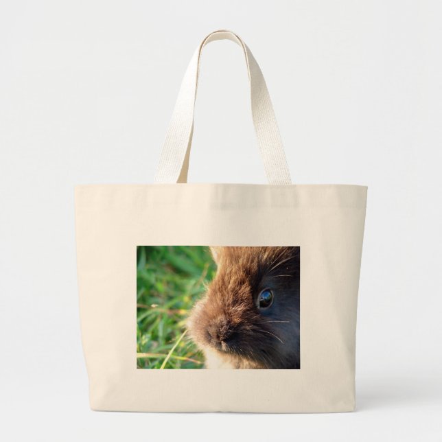 Bolsa Tote Grande Lionhead Bunny (Frente)