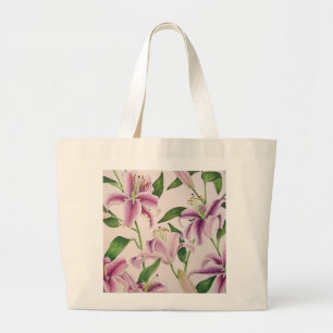 Bolsa Tote Grande Lírios do Stargazer