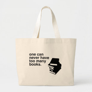 Bolsa Tote Grande livros demais