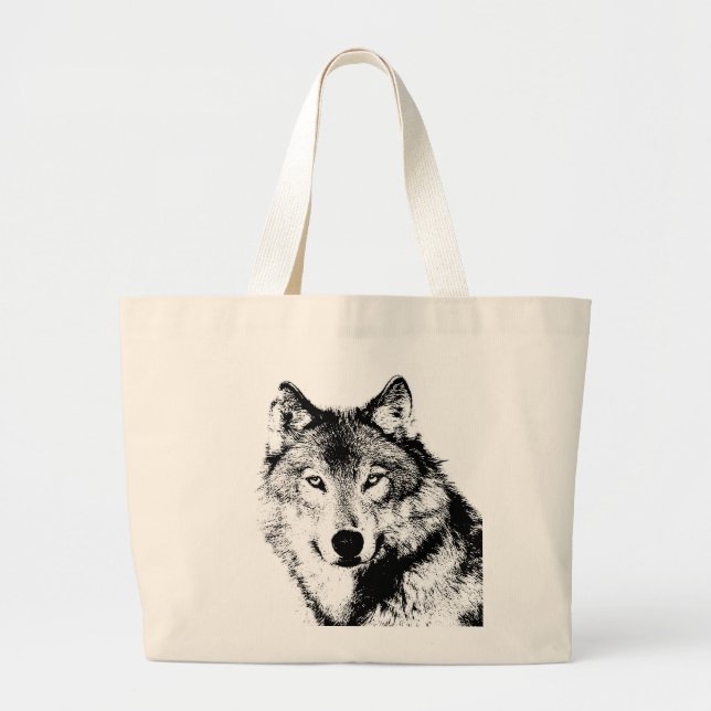 Bolsa Tote Grande Lobo (Frente)