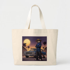 Bolsa Tote Grande Lobo E Lowrider