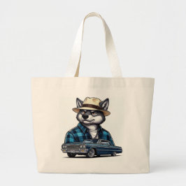 Bolsa Tote Grande Lobo Lowrider