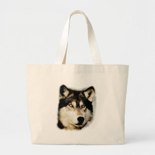Bolsa Tote Grande Lobo Motivacional Único