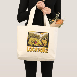 Bolsa Tote Grande Locavore Slow Comida