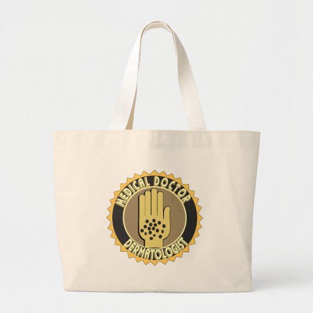 Bolsa Tote Grande LOGO Dermatologista (Frente)