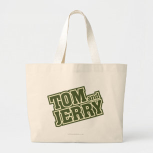 Bolsa Tote Grande Logotipo 3 de Tom e Jerry