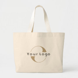 Bolsa Tote Grande Logotipo de empresa moderno, simples e pequeno